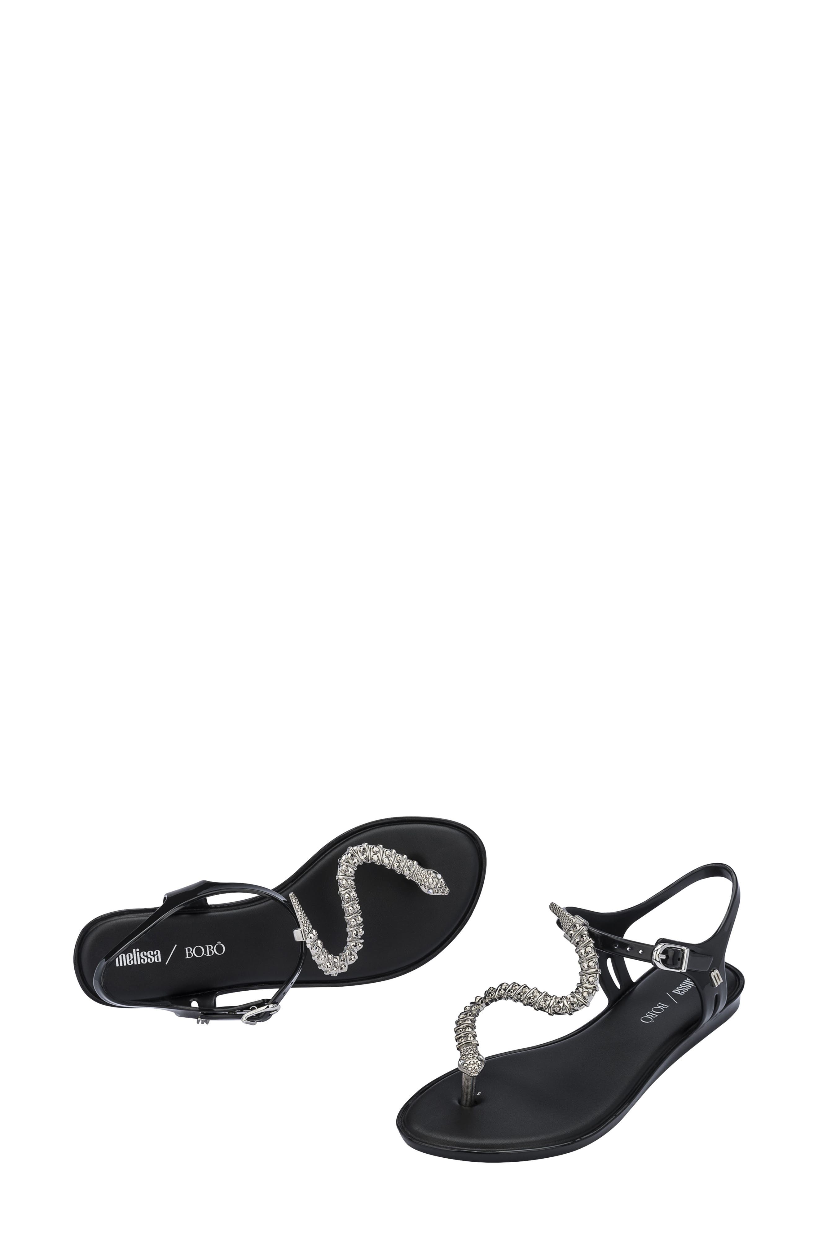Melissa Solar Bo Bo Sandal, Alternate, color, 