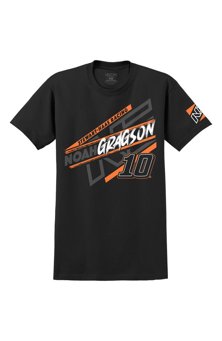 STEWART-HAAS RACING Men's Stewart-Haas Racing Team Collection Black Noah Gragson Xtreme T-Shirt, Alternate, color, Black