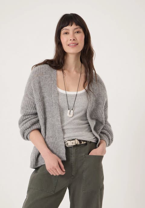 Allegra Pointelle Stitch Cardigan