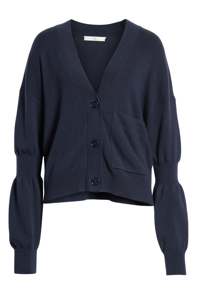 Tibi Double Cuff Cardigan, Alternate, color, 