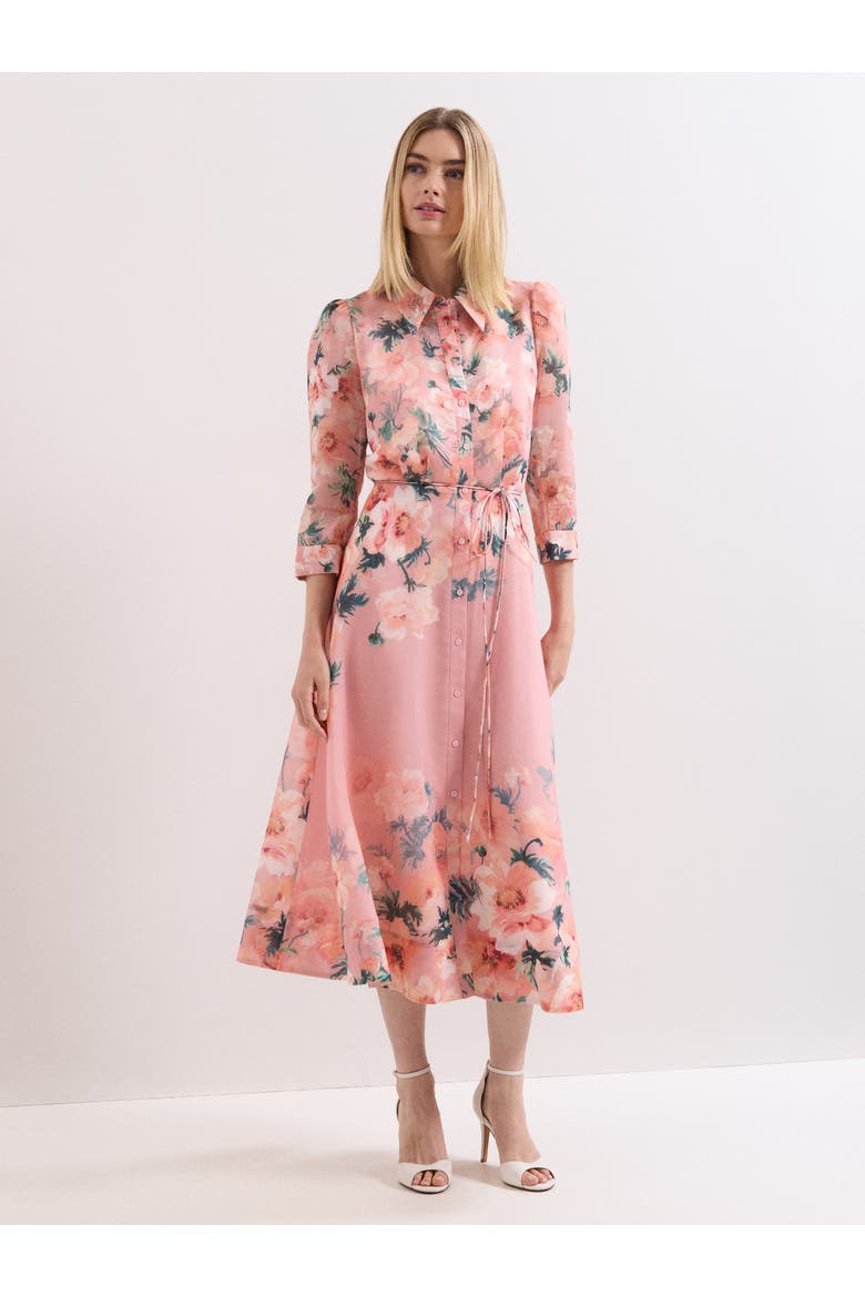 anabella shirt dress Anabella 3/4 Sleeve Midi Dress (Women)