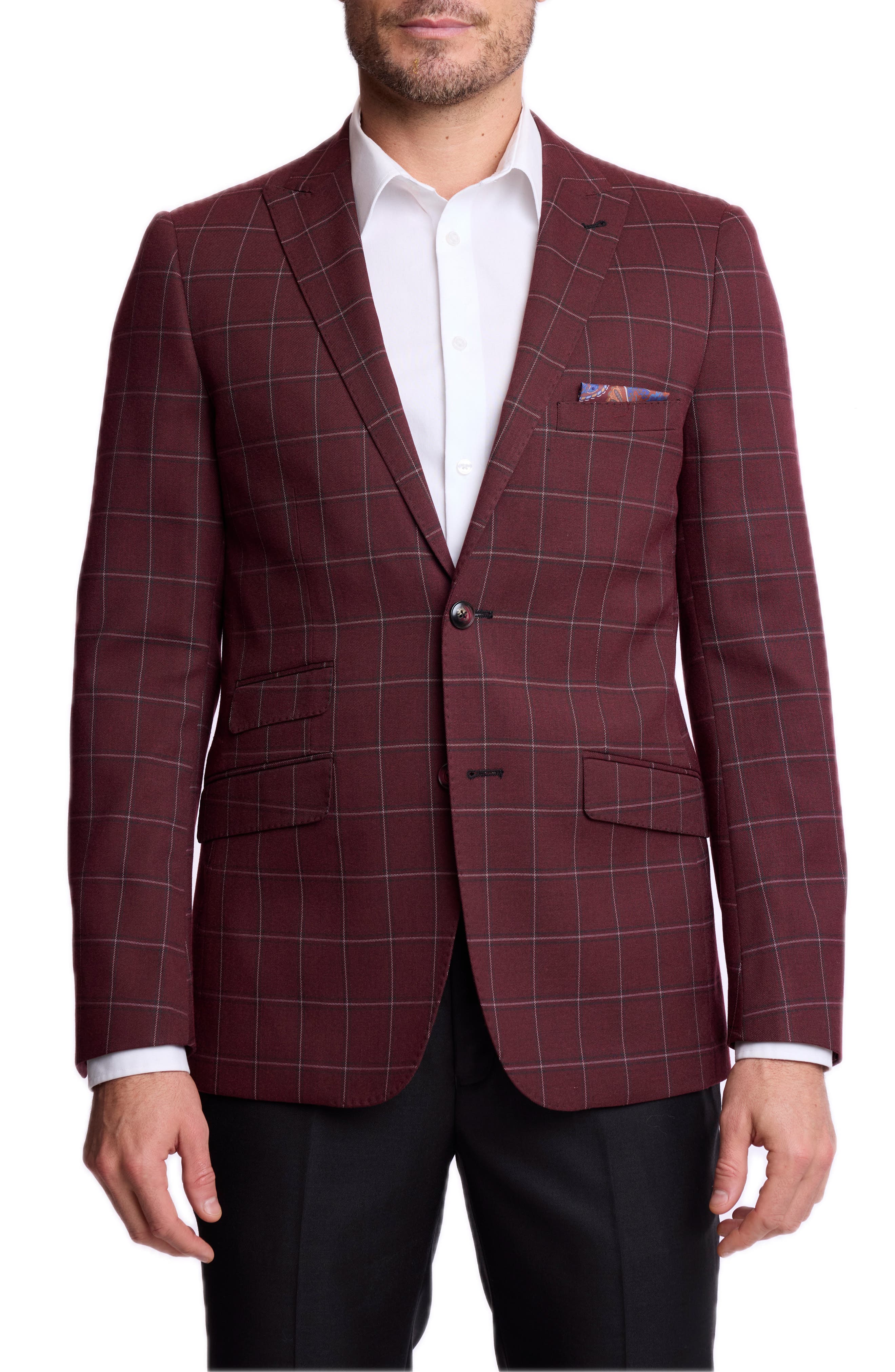 Ashton Slim Fit Peak Lapel Suit Jacket
