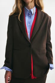 H&M Single-breasted Twill Blazer