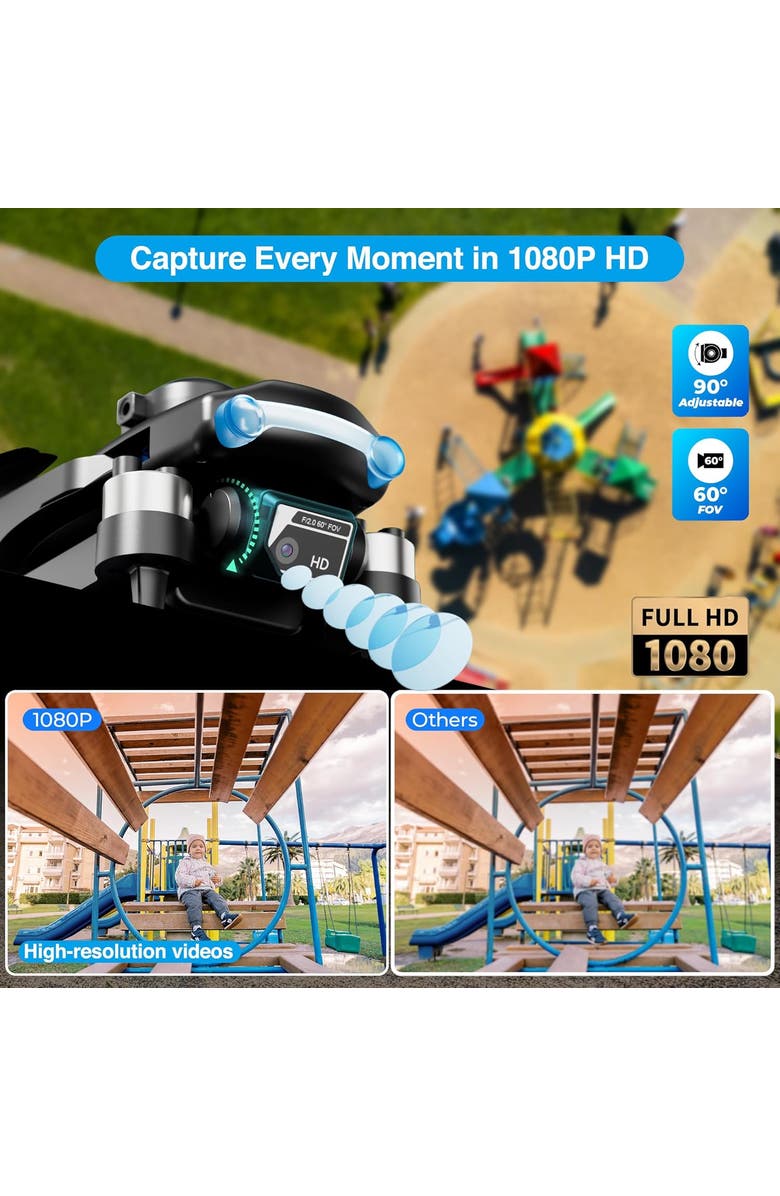 Drones - F19 Arvo Kids Drone, Alternate, color, Black