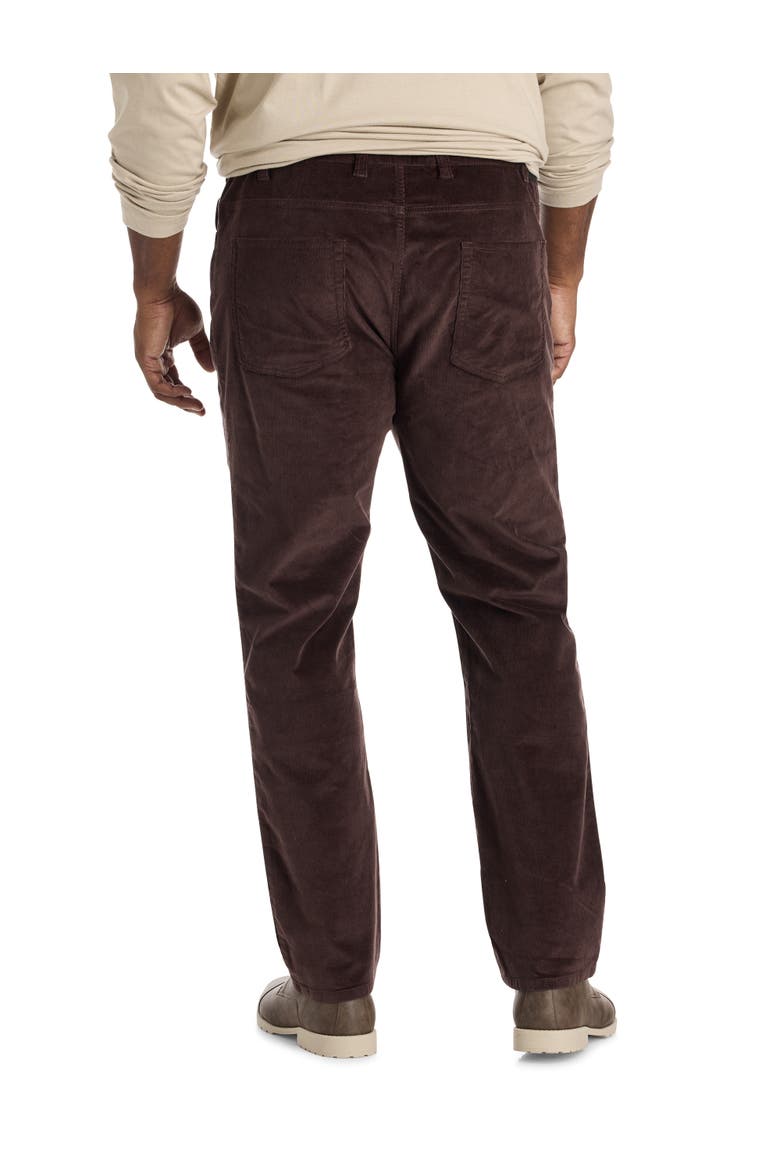Big & Tall 5-Pocket Comfort Corduroy Pants, Alternate, color, SEAL BROWN