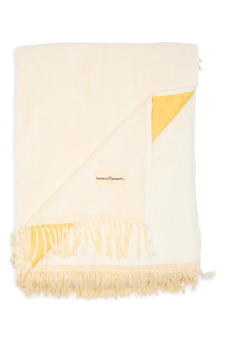 BUSINESS AND PLEASURE CO Holiday Cotton Beach Blanket, Main, color,