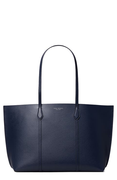 Perry Triple Compartment Leather Tote
