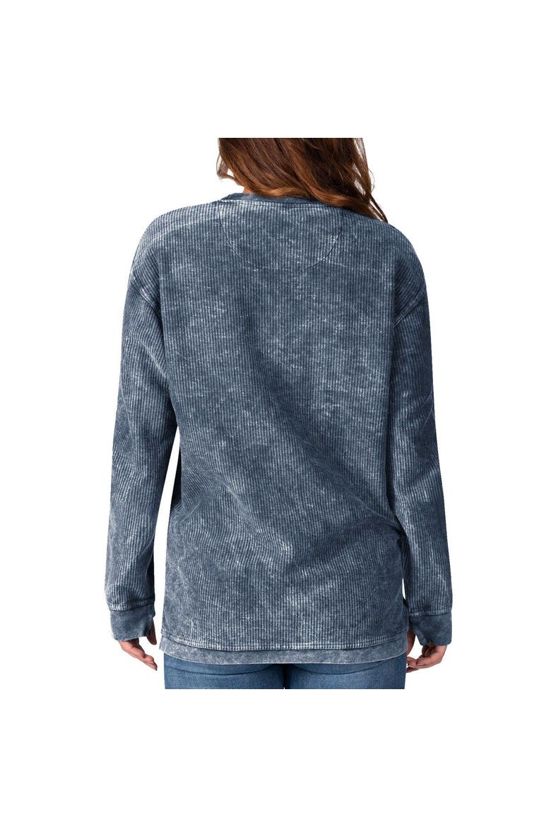 Women's G-III 4Her by Carl Banks College Navy Seattle Seahawks Comfy Cord Pullover Sweatshirt, Alternate, color, College Navy