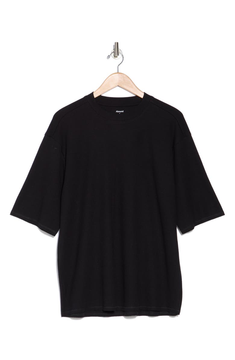 Abound Oversize Thermal T-Shirt, Alternate, color, Black