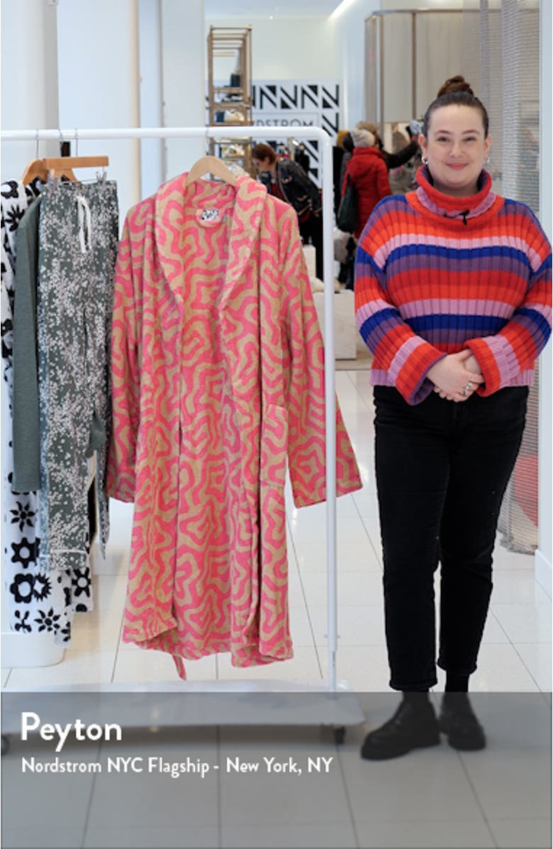 Spiral Cotton Terry Robe, sales video thumbnail