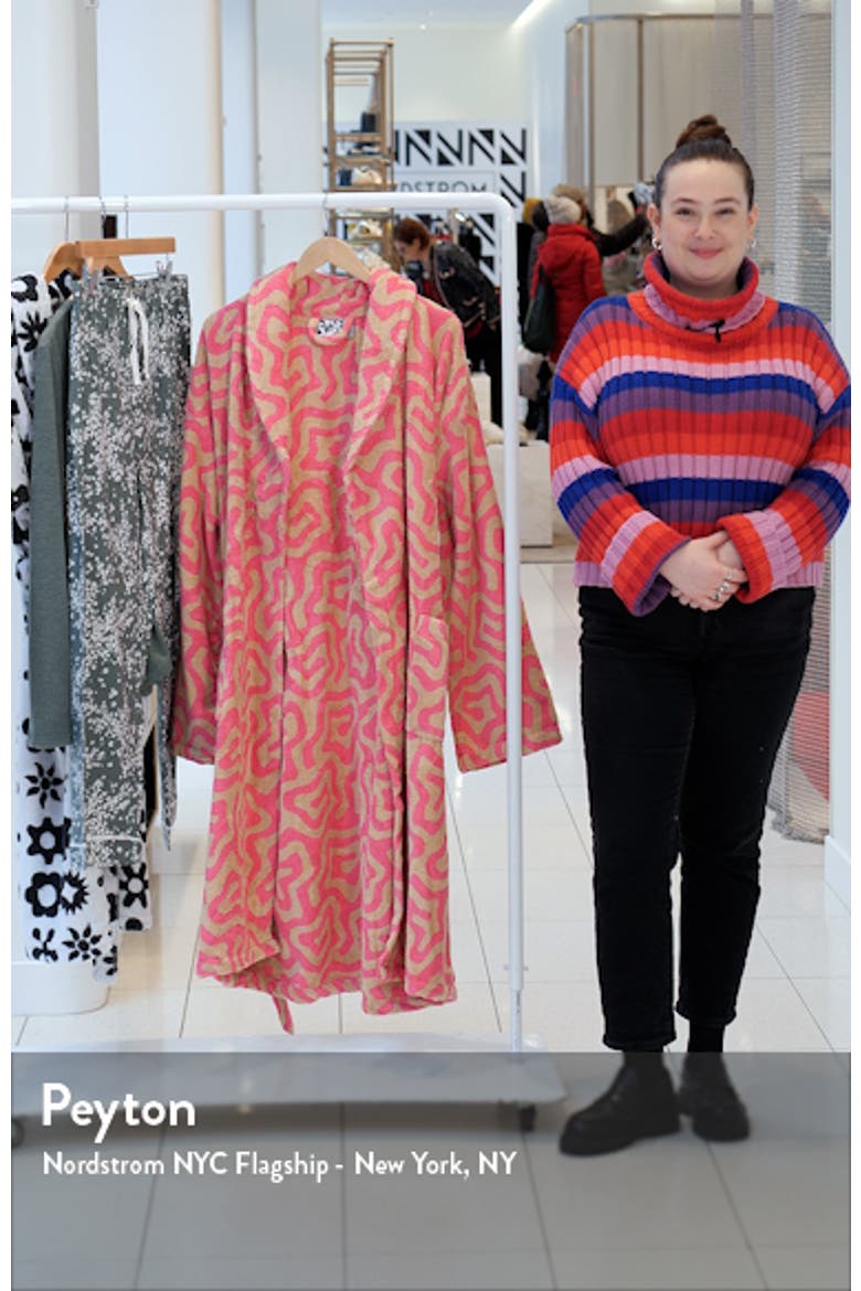 Spiral Cotton Terry Robe video