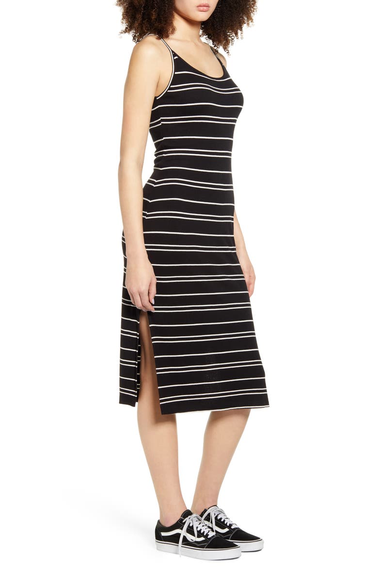 Surf Essentials Sleeveless Dress, Alternate, color, BLACK