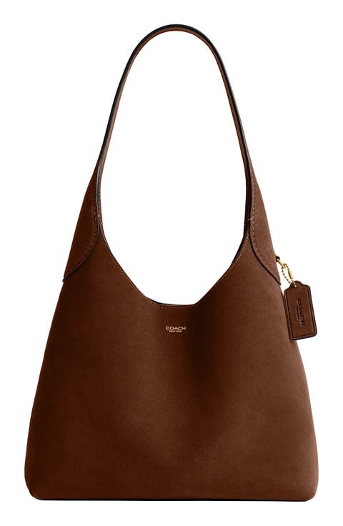 Brooklyn 28 Suede Shoulder Bag