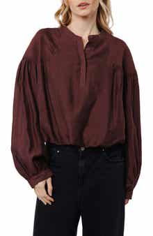 CIEBON Doe Bubble Hem Top