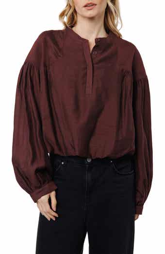 CIEBON Doe Bubble Hem Top