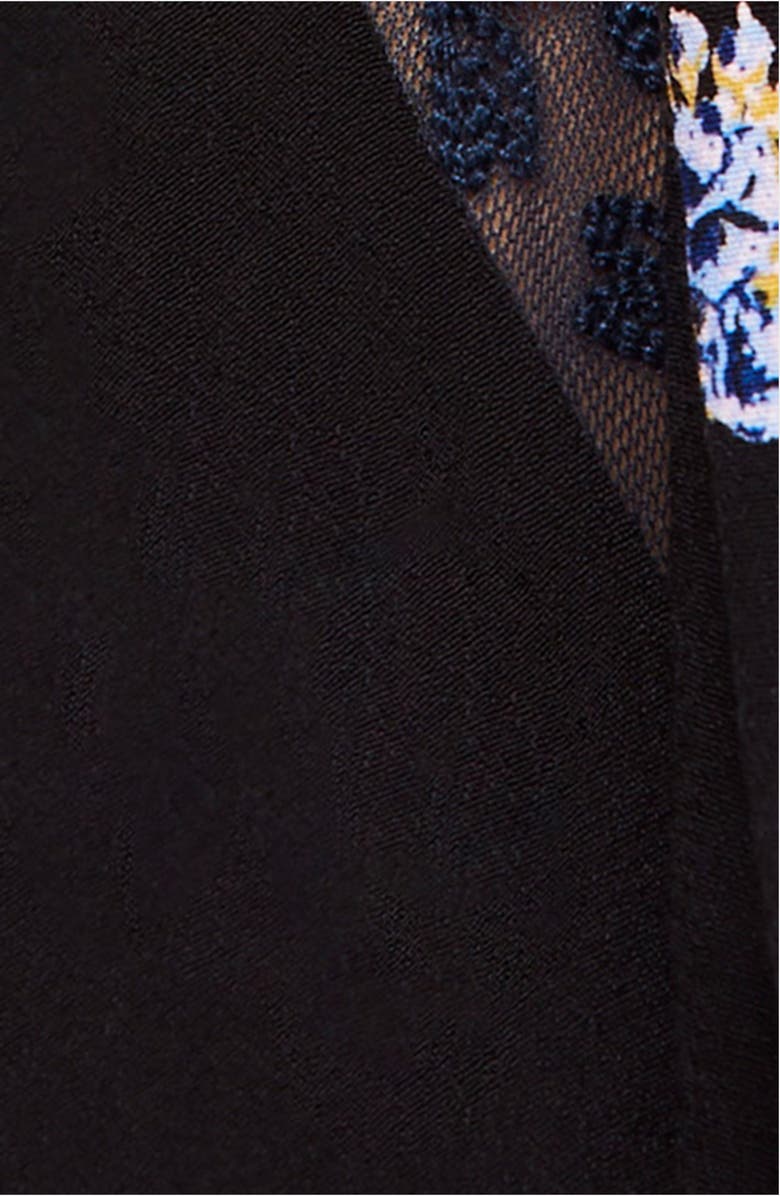 Free People Mockingbird Embroidered Mesh Inset Minidress, Alternate, color, 