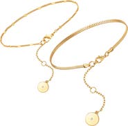 Vince Camuto Set of 2 Anklets