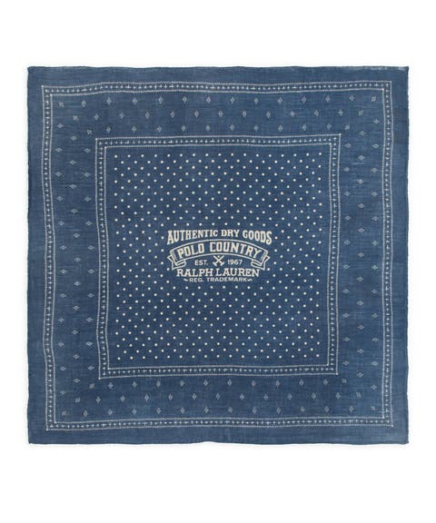 Indigo Dot Bandana