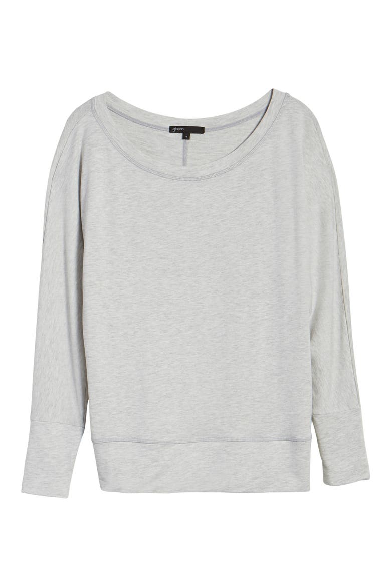 Gibson x International Women's Day Anna Wide Neck Dolman Sleeve Sweatshirt, Alternate, color, HEATHER GREY