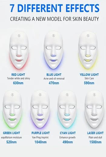 LED Face Mask - 7-Color Light Therapy
