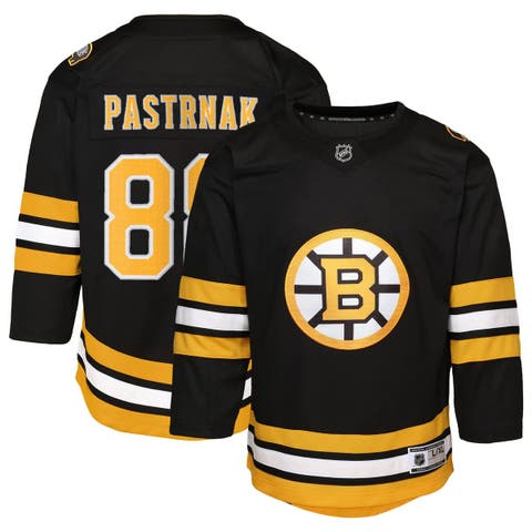 Toddler Outerstuff David Pastrnak Black Boston Bruins Home Replica Player Jersey