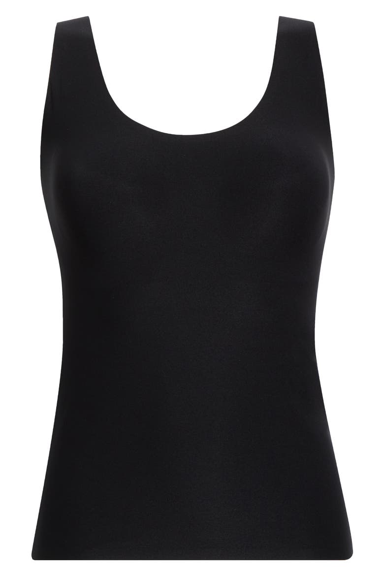 Padded Tank, Alternate, color, BLACK