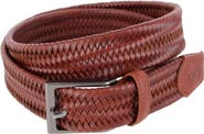 Trafalgar Big And Tall Andres Classic 35mm Leather Stretch Dress Belt
