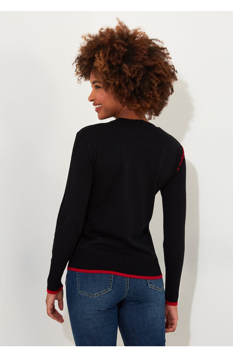 Joe Browns Puppy In Plaid Pullover Novelty Sweater, Alternate, color, Plaid Puppy