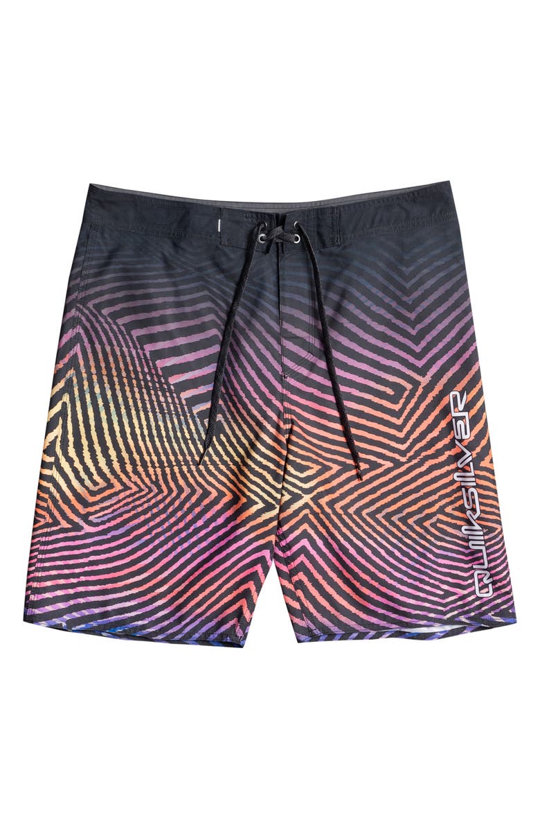 Quiksilver Kids' Everyday Warp Fade Swim Trunks, Main, color, 