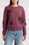 Rails Sonia Star Appliqué Cotton Sweatshirt