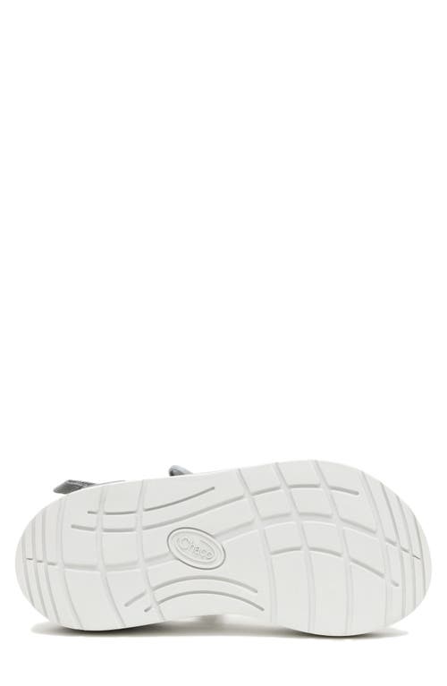 Chaco Cushz Toe Loop Sandal In Frond Cement Gray