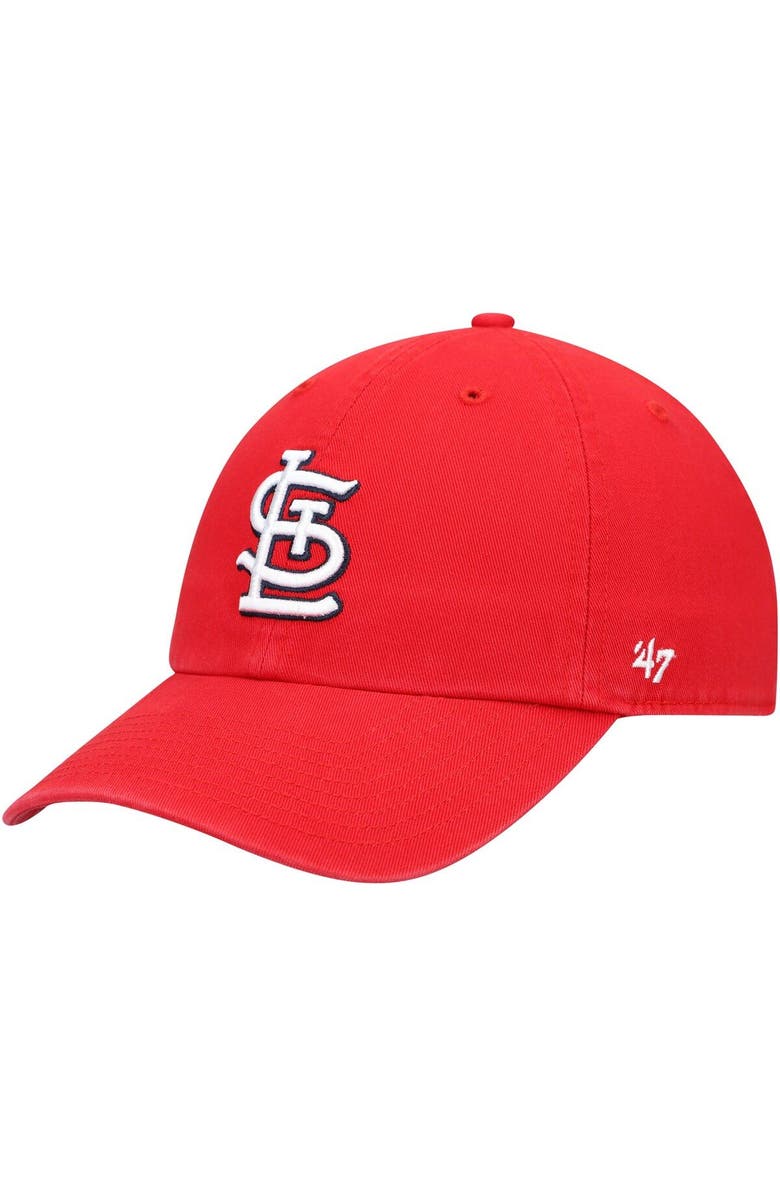 '47 Men's '47 Red St. Louis Cardinals Heritage Clean Up Adjustable Hat, Main, color, Red