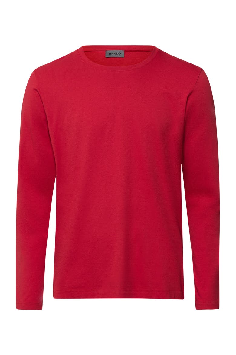 Living Shirts Cotton Crew Neck Top, Main, color, Baked Apple