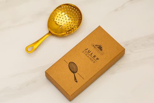 A Bar Above Gold Julep Cocktail Strainer In Gold