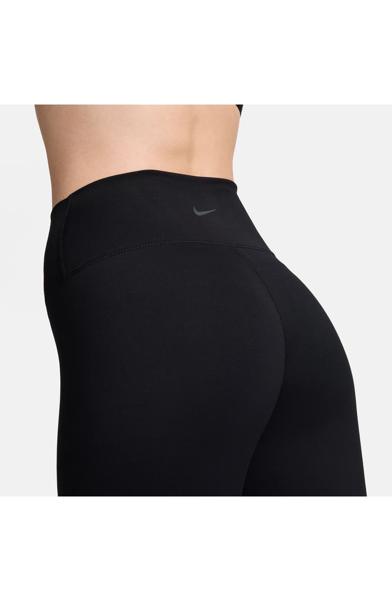Nike Dri-FIT One High Waist Crop Leggings, Alternate, color, Black/ Black