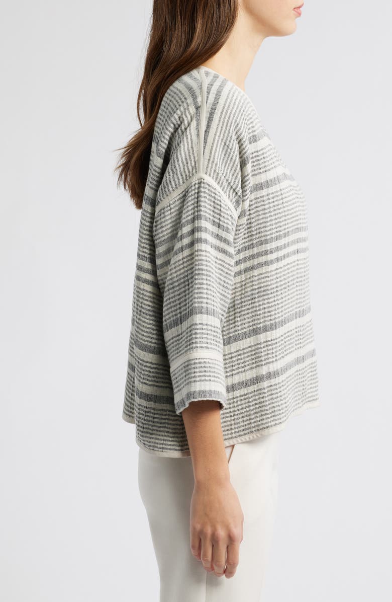 Masai Copenhagen Beccato Texture Stripe Top, Alternate, color, 