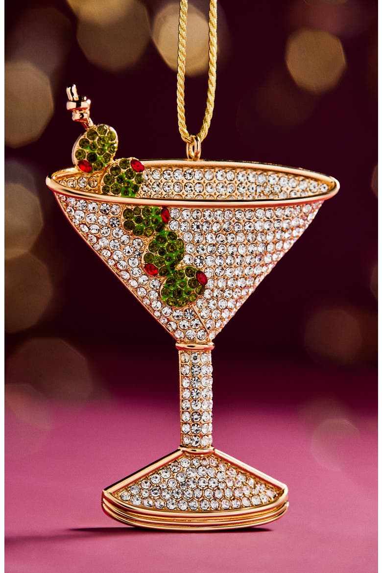 Pitted & Poured Ornament, Alternate, color, CLEAR