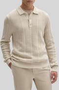 Robert Barakett Mercato Long Sleeve Polo Sweater