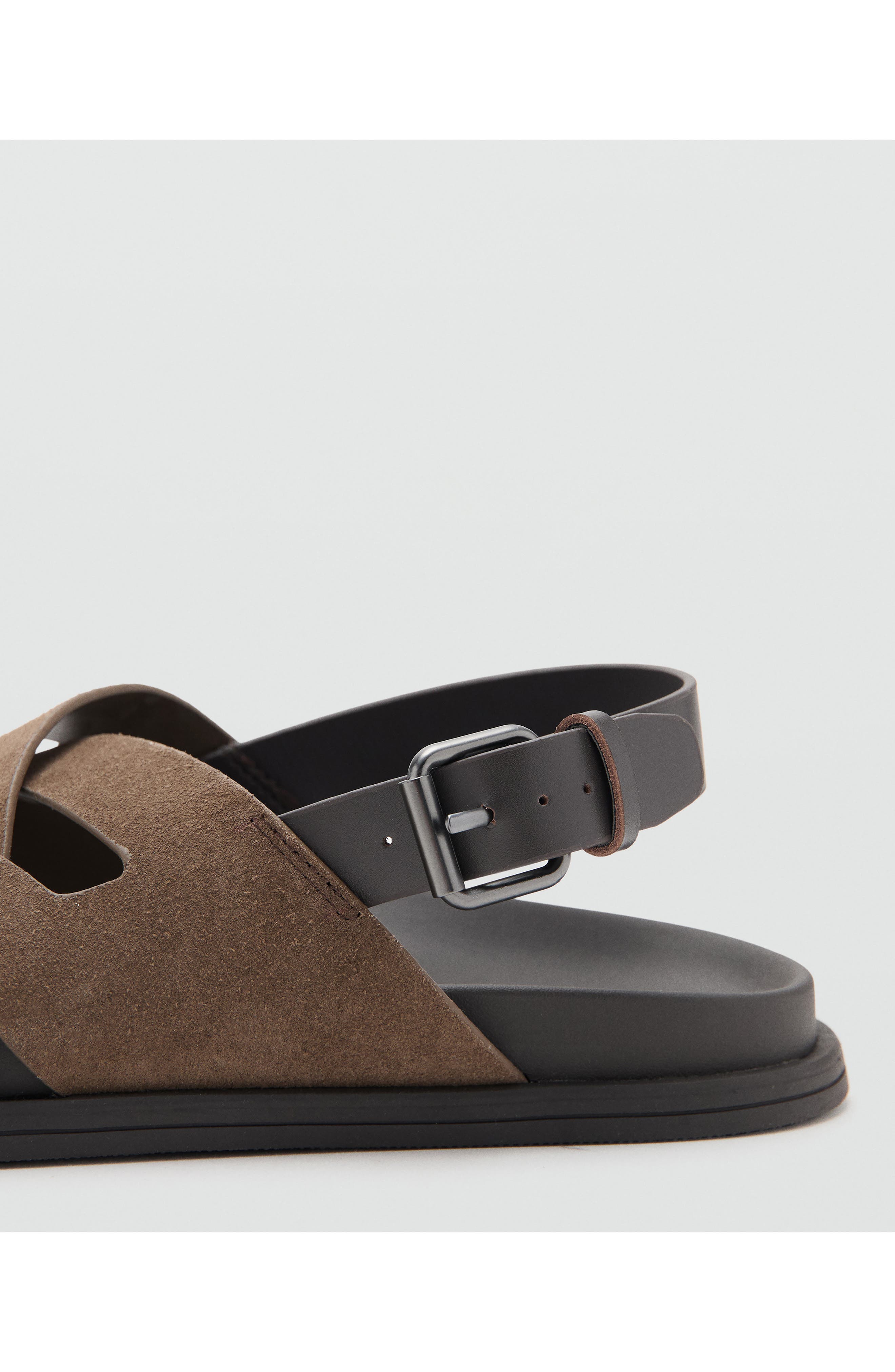 Crisscross Leather Slingback Sandal, Alternate, color, MEDIUM BROWN