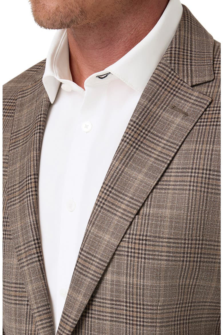 Lavelle Wool Sport Coat, Alternate, color, ESPRESSO MID GLEN CHECK
