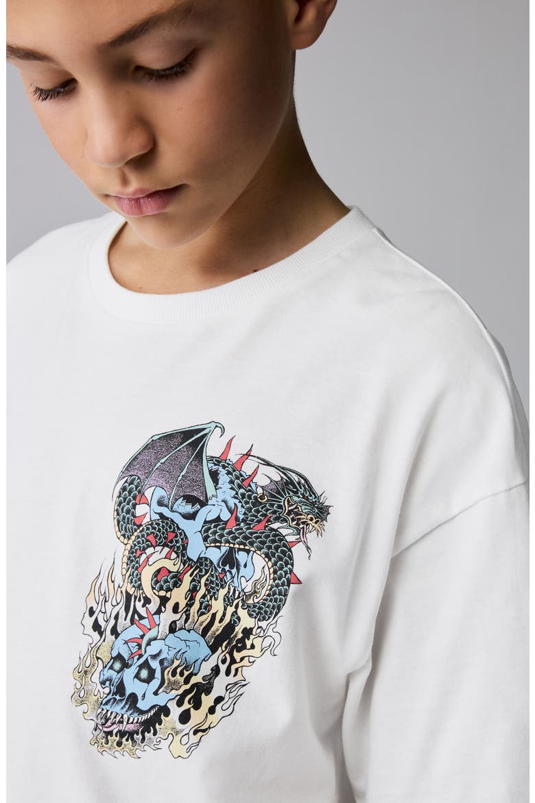 Kids' Writher Graphic T-Shirt, Alternate, color, WHITE