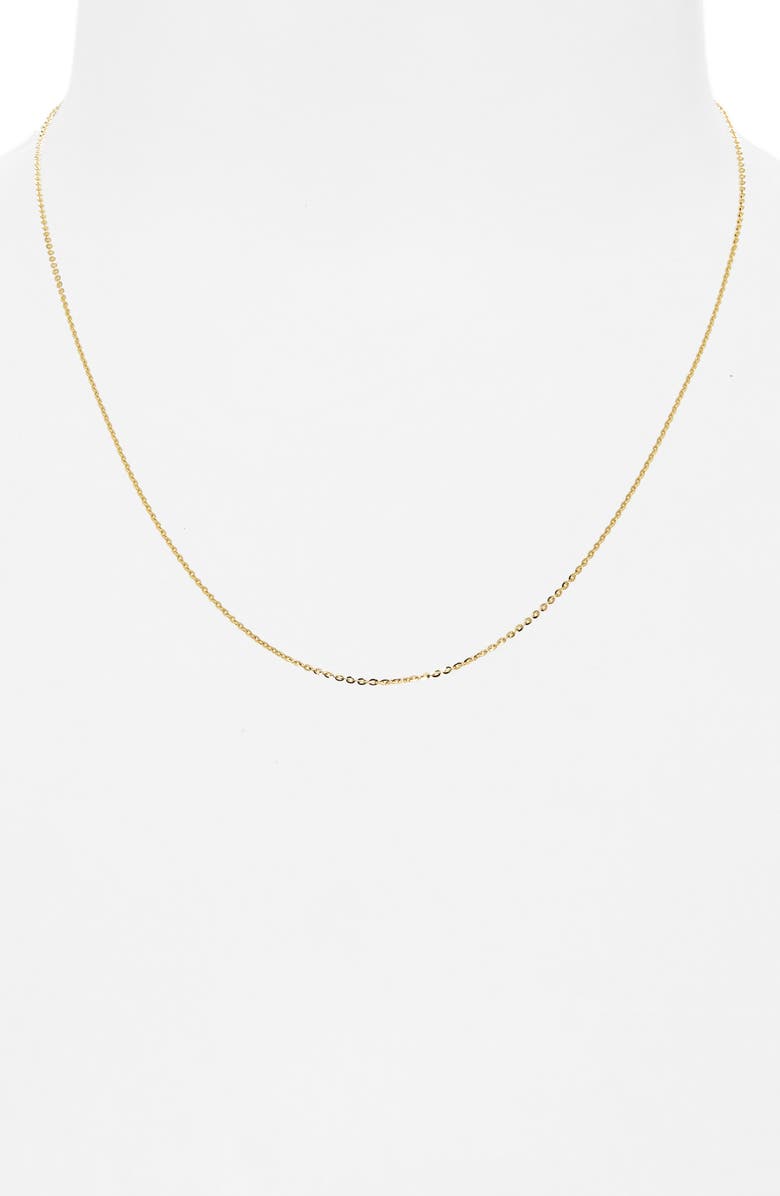 Bony Levy 14K Gold Diamond Cut Chain Necklace, Alternate, color, 