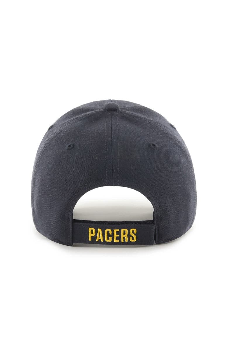 Men's '47 Navy Indiana Pacers Core Logo MVP Adjustable Hat, Alternate, color, Navy