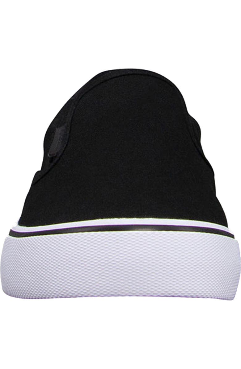 LUGZ Clipper Slip-On Sneaker - Wide Width, Alternate, color, Black /White/ Black