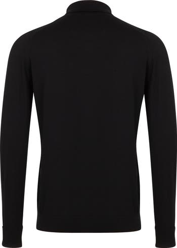 トップス JOHN SMEDLEY SWEATER KNIT Black Clundy Jumper In Black | John Smedley
