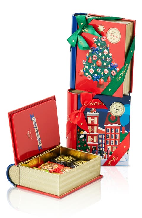 Chocoviar Chocolates Mini Book Tin