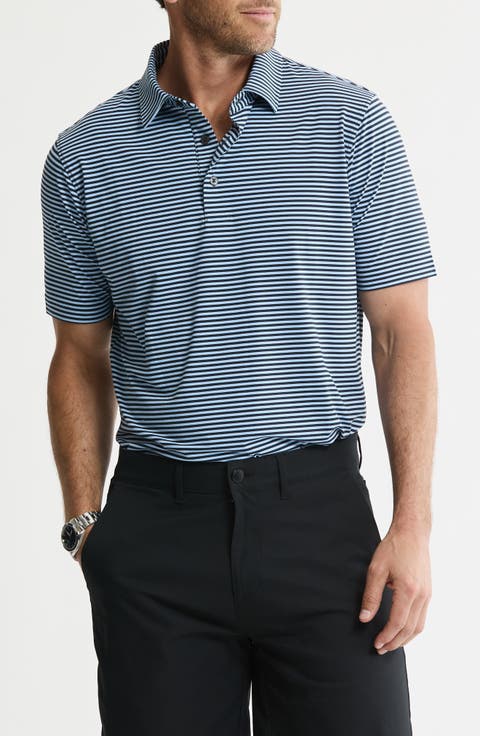 Performance Stripe Polo