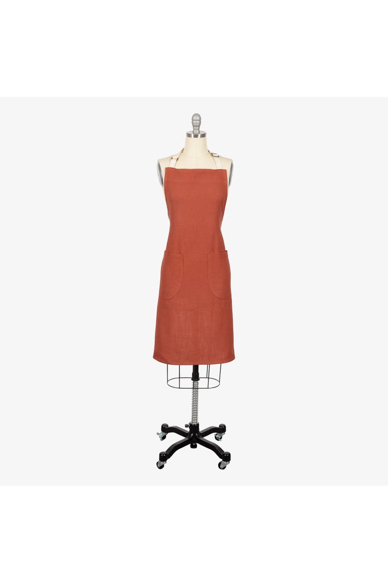 Monaco Slubbed Yarn Apron, Main, color, Sierra