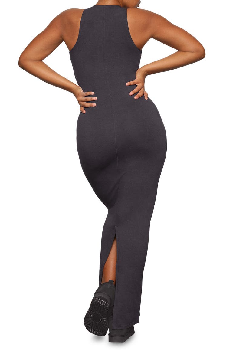 Cotton Blend Knit Tank Dress, Alternate, color, ASH