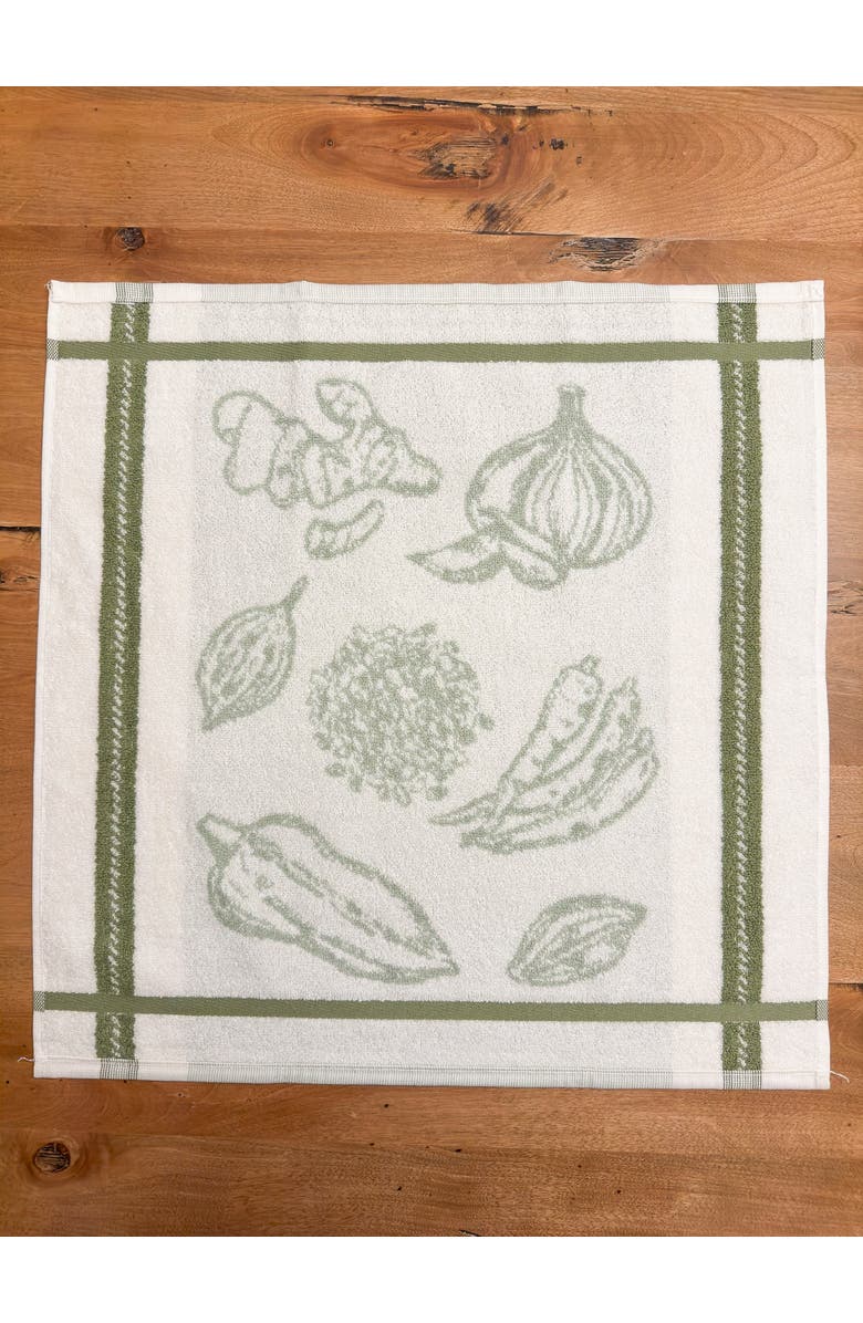 Anaya Epicurean Delights Kitchen Towels - Set of 2, Alternate, color, Mushroom Red